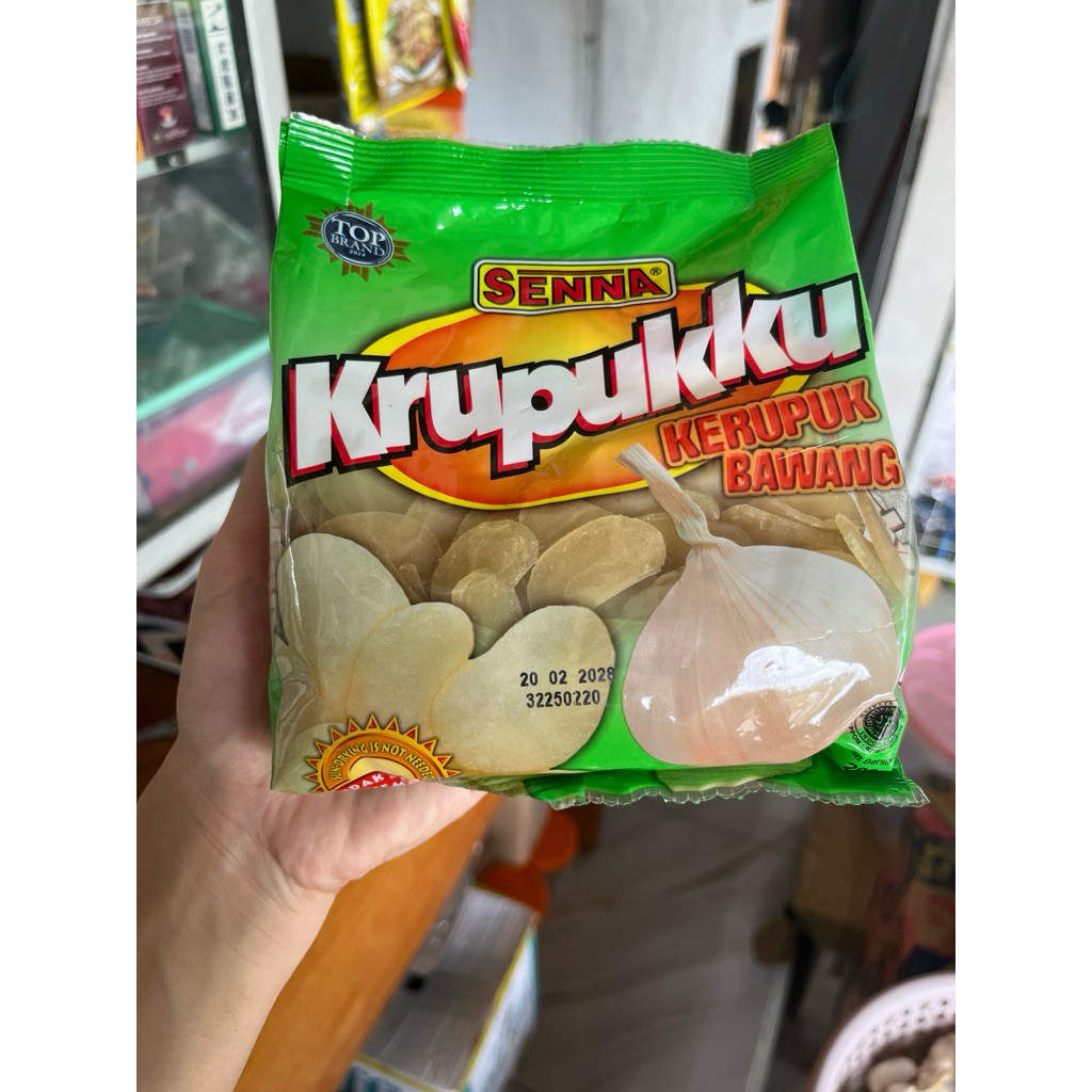 Senna Krupukku Kerupuk Bawang (Onion Crackers), 500gr