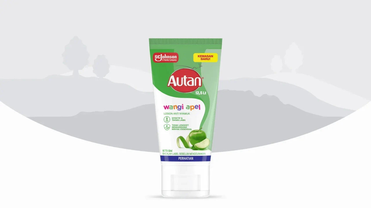 Autan Mosquito Repellent Apel Lotion Tube, 50ml
