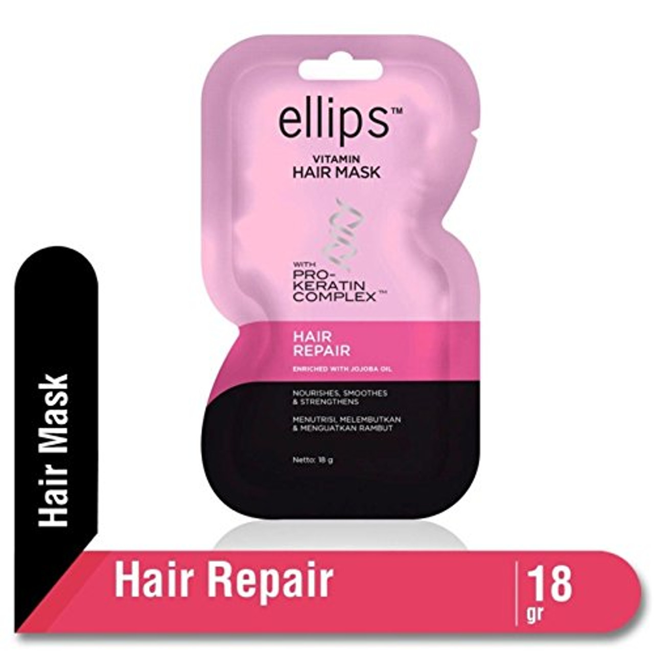 Ellips Hair Mask (Pro Keratin) - Hair Repair, 18 Gram (Pack of 10)