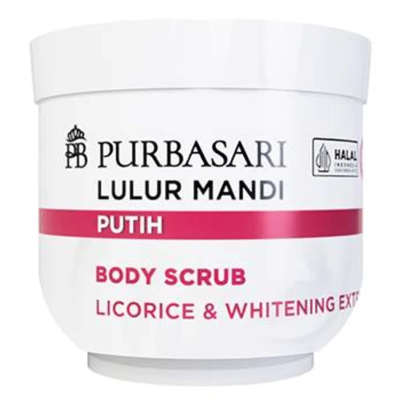 Purbasari Lulur Putih Indonesia Skin Lightening Body Scrub, 200 Grams