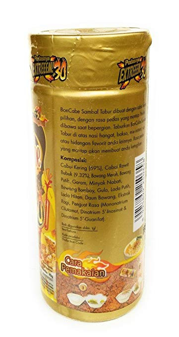Kobe Bon Cabe (Boncabe) Sambal Tabur (Sprinkle Chili Flakes) Level