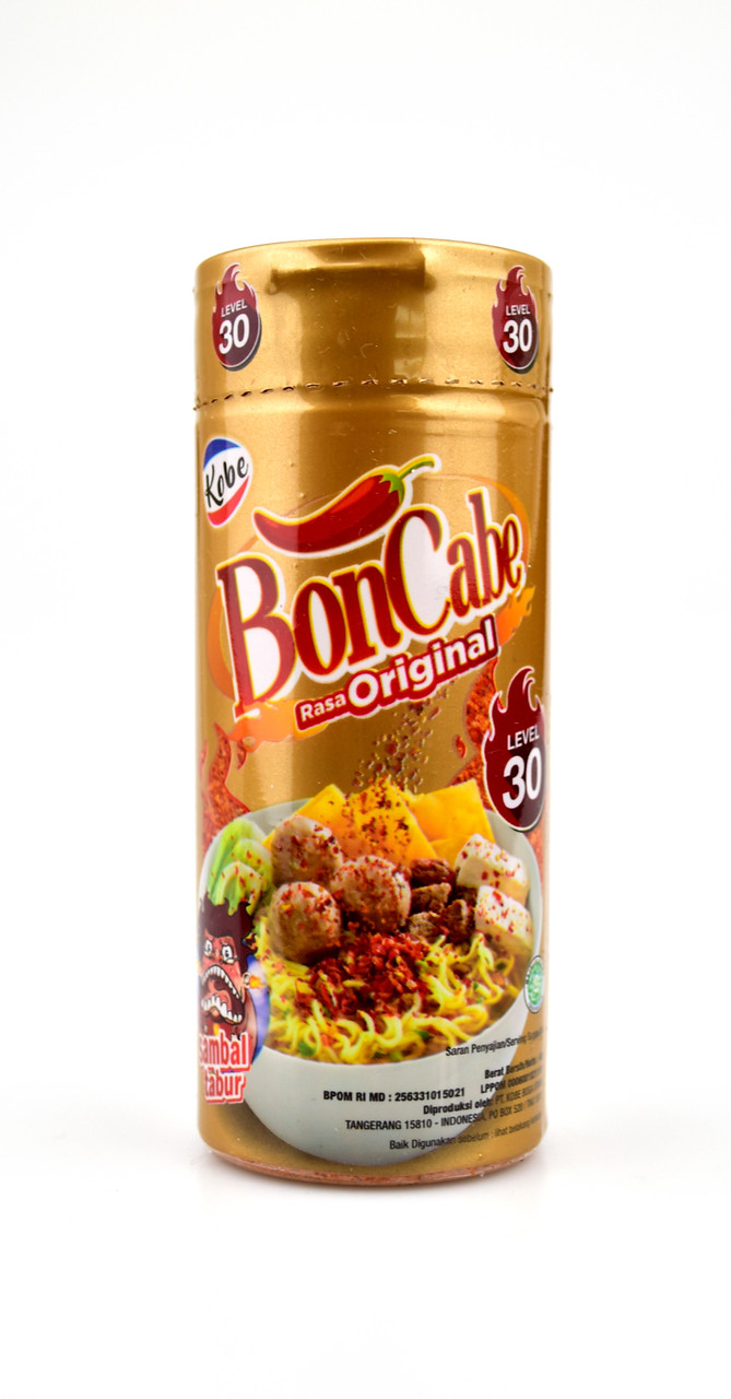 Kobe Bon Cabe (Boncabe) Sambal Tabur (Sprinkle Chili Flakes) Level