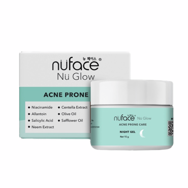 Nuface Nu Glow Acne Prone Care Night Gel, 15gr Javanese Taste