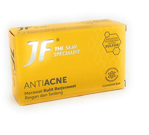 JF The Skin Specialist Anti Acne Care Bar Soap, 65 Gram