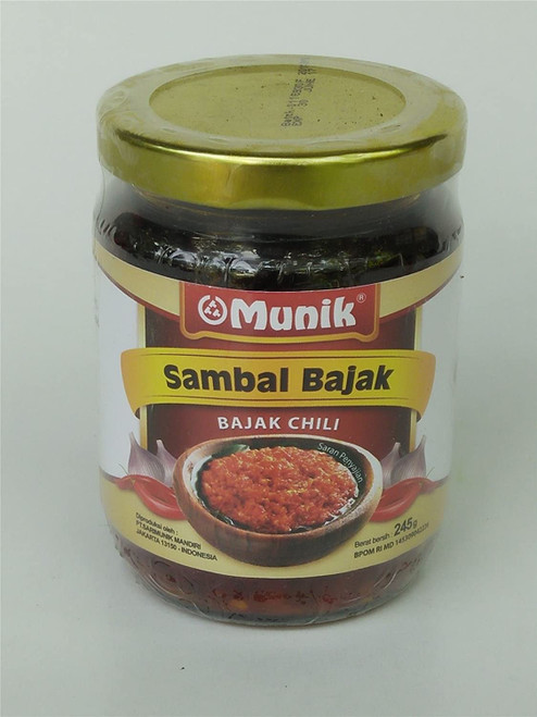 Munik Sambal Bajak Chili Sauce, 245 Gram 