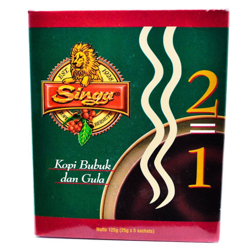 Singa Coffee 2in1 5-ct, 125 Gram