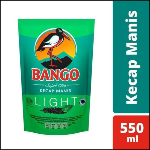 Bango Kecap Manis Light ( Less Sugar ), 550 ml - 18.5 fl oz