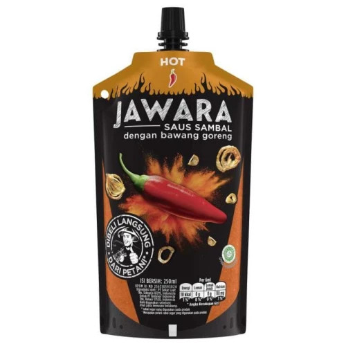 Jawara Saus Sambal Hot (Chili Sauce) 250Ml - 8.45Fl oz