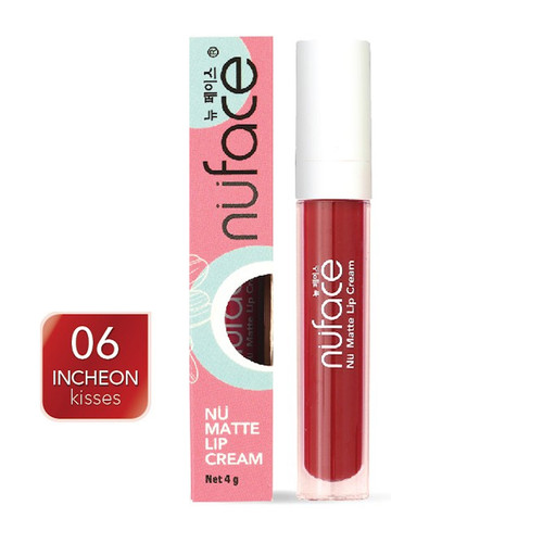 Nuface Nu Matte Lip Cream Incheon Kisses, 4gr