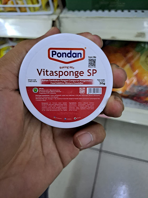 Pondan Vitasponge SP Baking Mix Emulsifier, 30 Gram