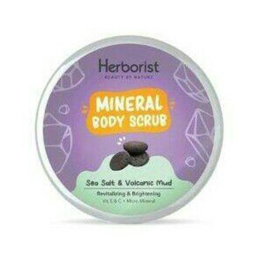 Herborist Mineral Body Scrub - Sea Salt & Volcanic Mud, 200 Gram
