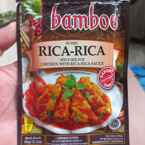Bamboe Seasoning Rica - Rica, 90gr