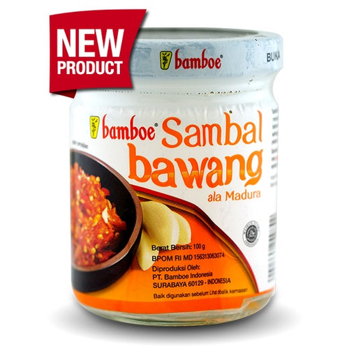 Bamboe Sambal Bawang Jar, 100gr