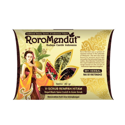 Roro Mendut Lulur V Scrub, 40gram