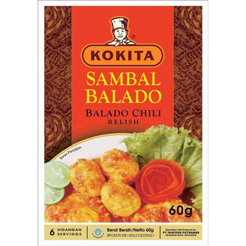 Kokita Sambal Balado (Balado Chili), 60gr