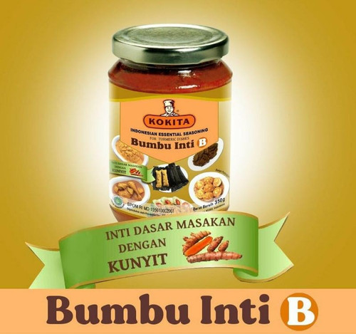 Kokita Bumbu Inti B ( For Turmeric Dishes ), 350gr