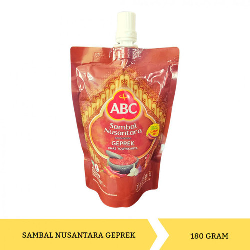 ABC Sambal Nusantara Geprek Pouch, 180 gr
