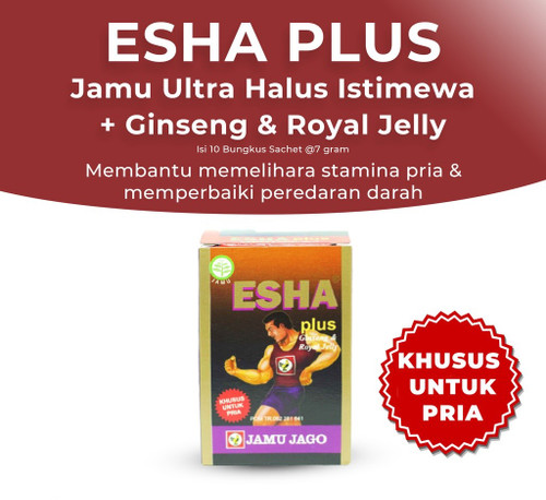 ESHA PLUS Ginseng & Royal Jelly (for men), @7gr - 10ct