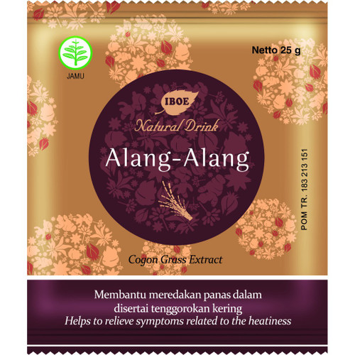 Jamu IBOE Natural Drink Alang - Alang, 5ct - @25 gr