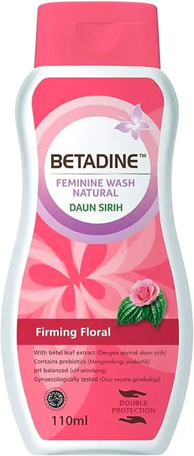 Betadine Feminine Wash Hygiene Sirih Firming Floral, 110ml