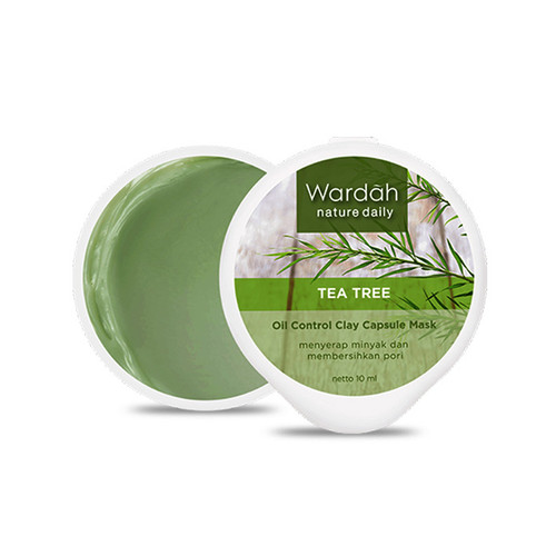 Wardah Nature Daily Capsule Mask Tea Tree, 10ml