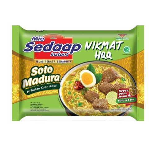 Sedaap Soto Madura Instant Noodles 82 gr (5 Pcs)