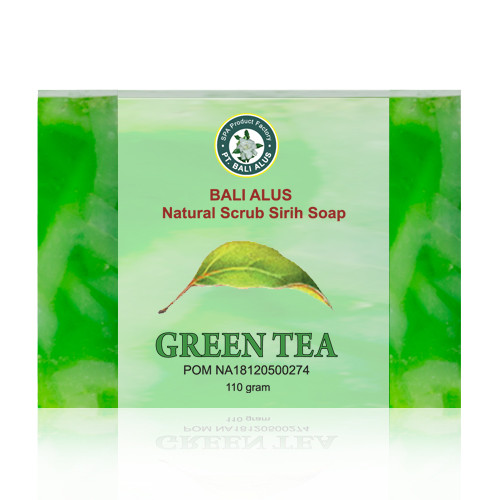 Bali Alus Soap Naural Scrub Green Tea 110 gr