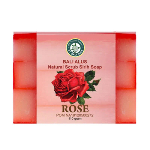 Bali Alus Soap Naural Scrub Rose 110 gr