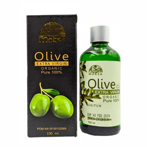 BALI ALUS MOKSA Olive Oil Extra Virgin Organic Pure, 100ml