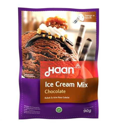 Haan Ice Cream Mix Chocolate, 90gr