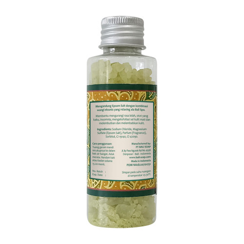Bali Soap Bath Salt - Lemongrass, 110gr
