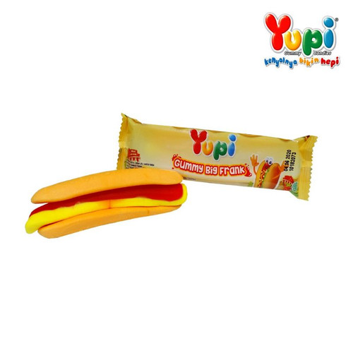 Yupi Gummy Candy Big Frank 32 gr ( 2 pcs )