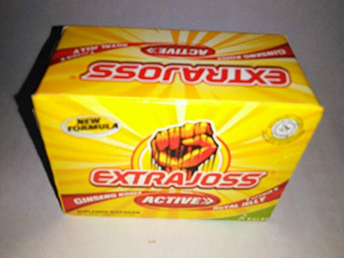 Extra Joss Active Energy Drink Powder, 2 Pack (2 x 12 Sachets @4gr)