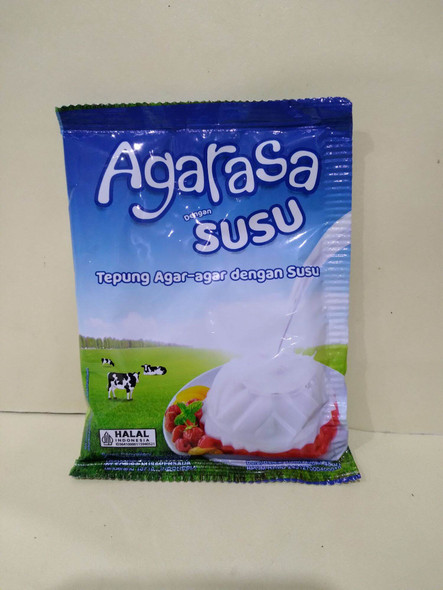 Agarasa Tepung Agar-Agar Rasa Susu (Milk Flavored Agar-Agar Powder), 42gr