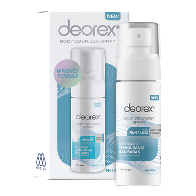 Deorex Body Odorizer Spray Non-Fragrance, 60ml
