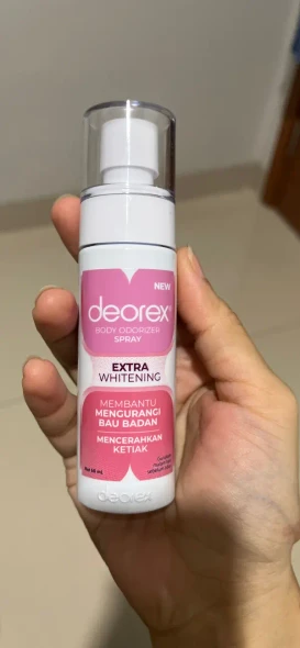 Deorex Body Odorizer Spray Extra Whitening, 60ml