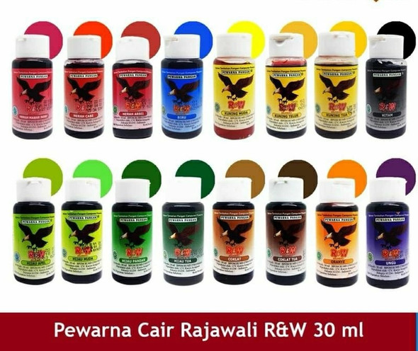 R&W Rajawali Rose Red Food Coloring, 30 ml