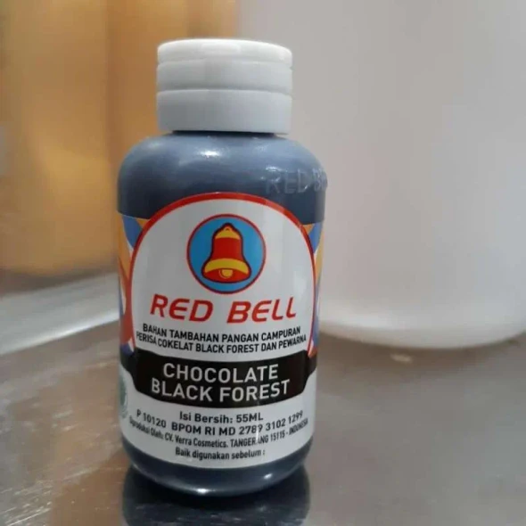 Red Bell pasta Coklat Blackforest -  Blackforest Chocolate Flavoring Paste, 55ml