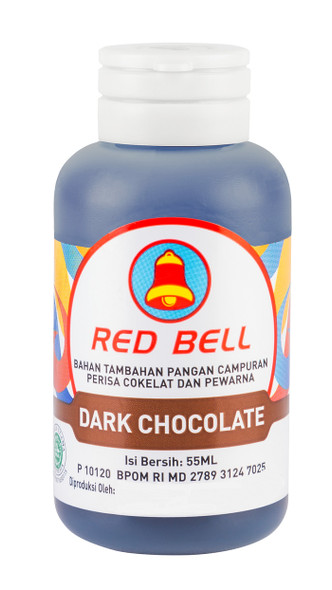 Red Bell Pasta Dark Coklat - Dark Chocolate Flavoring Paste, 55ml