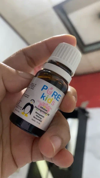 Pure Kids Inhalant Decongestant Oil Geranium Aroma, 10ml