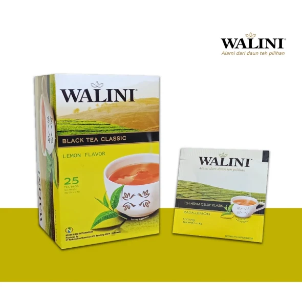 Walini Teh Lemon Klasik Amplop, 25ct
