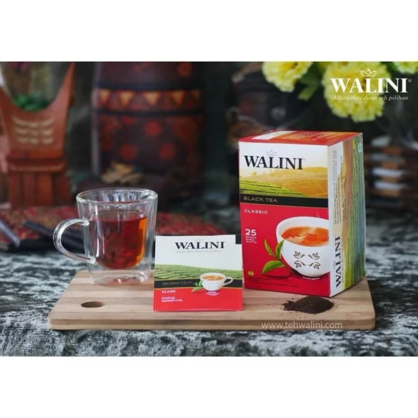 Walini Teh Hitam Klasik Amplop, 25ct