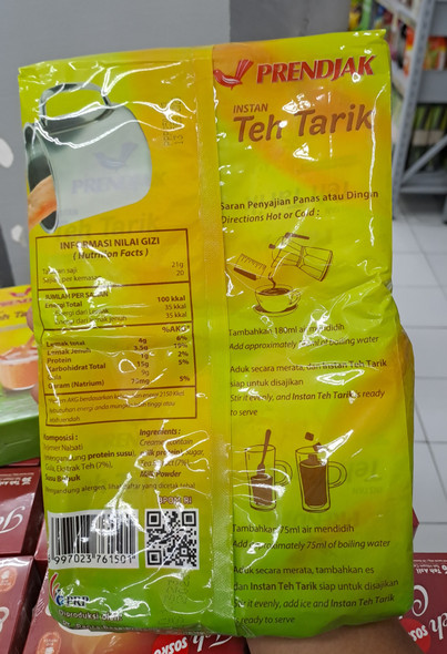 Prendjak Teh Tarik (20ct @23gr), 460gr