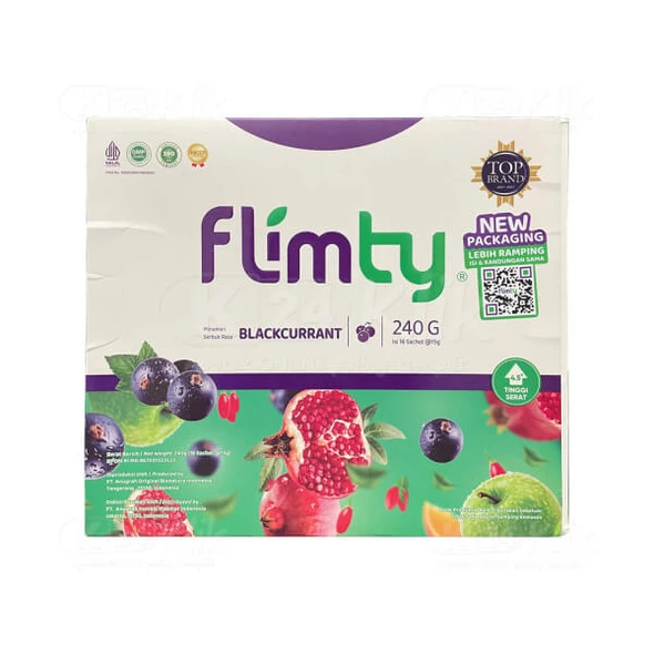 Flimty Fiber Blackcurrant, 240gr (16ct @ 15gr)