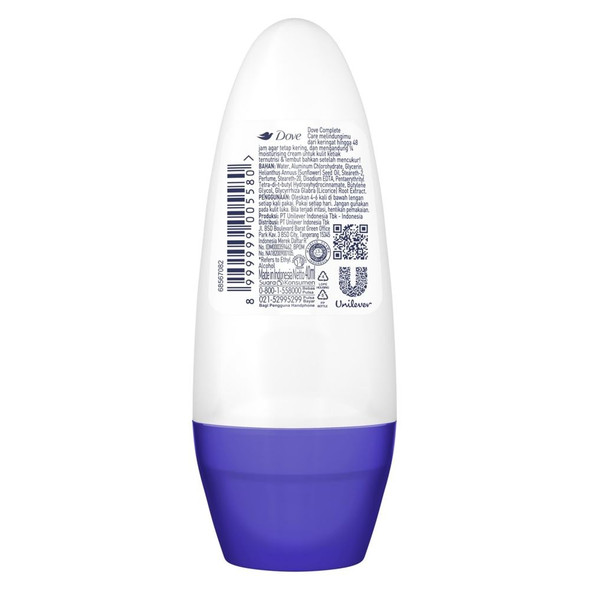 Dove Deodorant Roll On Complete Care Original, 40ml