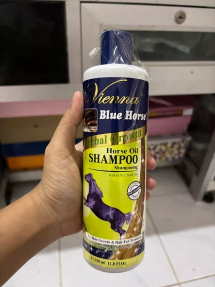 Vienna Blue Horse Herbal Growth Shampoo, 350ml