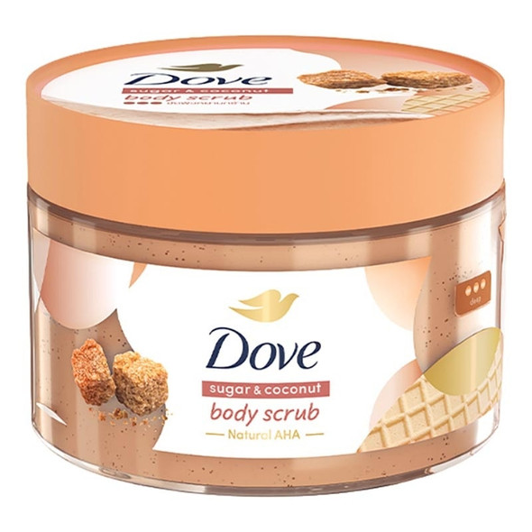 Dove Ice Cream Body Scrub Sugar & Coconut, 280gr