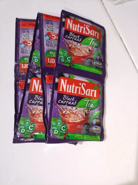 NutriSari Instant Drink Blackcurrant Tea Flavor - Blackcurrant Tea Flavor @11g (Pack of 10)