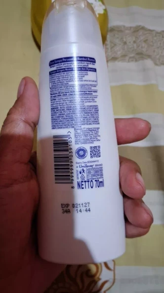 Dove Serum Shampoo Perawatan Rambut Rontok, 70ml
