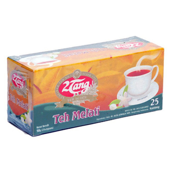 2tang Teh Melati Jasmine Tea Bags 50 Gram - 25-ct 2gr